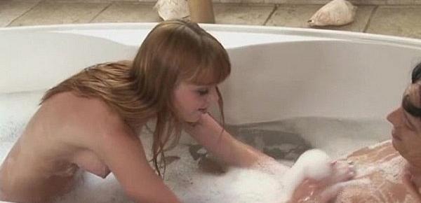  Hot bath with redhead beauty Marie McCray